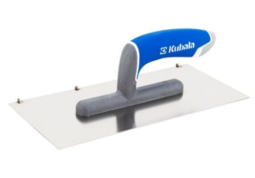 Rozsdamentes acél simító 130x270mm szigeteléshez, távtartókkal, 3K fogantyú, MASTER LINE, KUBALA