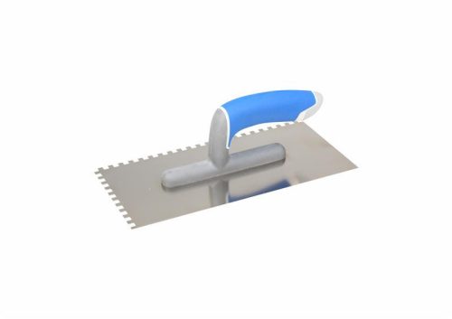 Rozsdamentes simító, 130x270 mm 3K nyél G-24, 10x10 mm fogazás, MASTER LINE, KUBALA