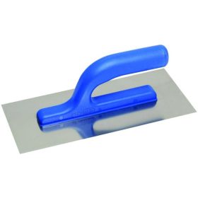 Rozsdamentes simító, 130x270 mm, műanyag markolat, KUBALA