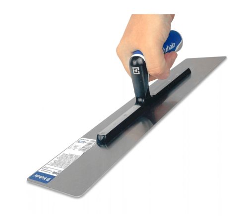 Rozsdamentes acél simító díszkavics felületekhez 405x80mm KUBALA