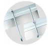 Rozsdamentes simító spatula szintállítással, adapterrel, 600 mm, 3K ergonomikus puha nyél, KUBALA