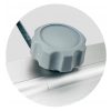 Rozsdamentes simító spatula szintállítással, adapterrel, 600 mm, 3K ergonomikus puha nyél, KUBALA