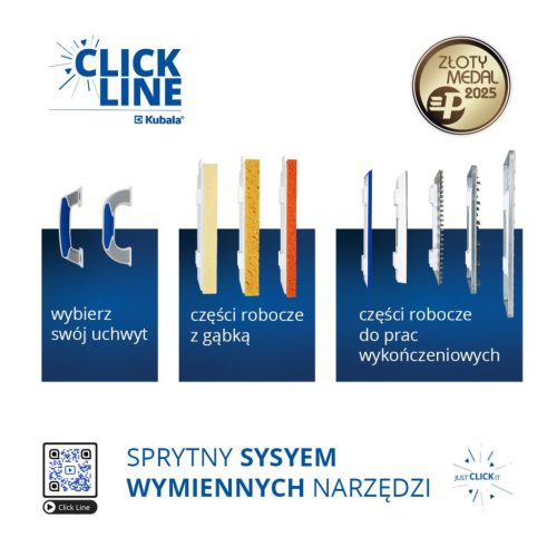 Mű fű dekor szerszám, 225x98mm, KUBALA CLICK LINE