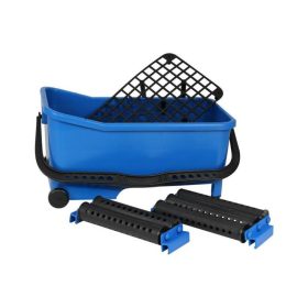 Burkoló vödör, kerekekkel és ráccsal, 20 L, lehúzó görgők nélkül, KUBALA   Burkoló vödör, kerekekkel és ráccsal, 20 L, lehúzó görgők nélkül, KUBALA