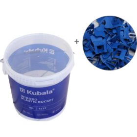 SMART LEVEL fugázó klipsz, 1,0 mm, 800 db + 20 literes vödör, KUBALA   SMART LEVEL fugázó klipsz, 1,0 mm, 800 db + 20 literes vödör, KUBALA