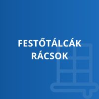 Festőtálcák, rácsok
